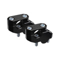 7/8" Universal Handlebar Bar Risers Motorcycle Bar Clamps For Motorbike Pit Dirt Bikes Black Riser Extend, Height 26 mm(1.02"), 20mm (0.79") Backward or Forward, Black