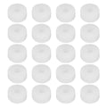 PATIKIL Silicone Rubber Flat Washer, 20 Pcs 0.98" OD x 0.31" ID x 0.39" Thickness Sealing O Ring Water Hose Gasket Assortment Kit Heat Resistant Washer for Plumbing Valve Machinery, White - size: 0.98" OD x 0.31" ID x 0.39" T