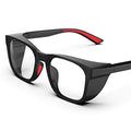 Safety Glasses Anti-Fog Eye Protection Blue Light Blocking Glasses for Women Men - color: Black