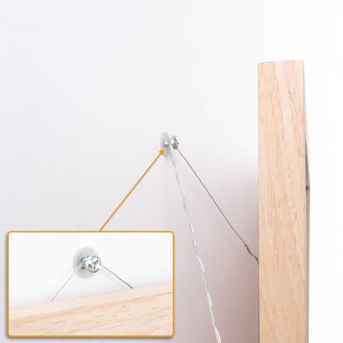 KURUI Self Drilling Drywall Anchors Assortment Kit, 200PCs Picture Hanging Kit for Frame,Curtain Rods,Art Hanging, 100PCs #6 Heavy Duty Metal Dry Wall Anchors 100PCs #8 Plastic Drywall Hangers