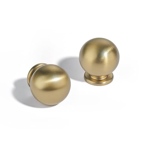 AVICCI 10 Pack Cabinet Knobs Champagne Bronze Heavy Duty Solid Cabinet Handles cabinets Dressers Kitchens Handles Bathroom cabinets Cabinet pulls - color: Champagne Bronze, size: Knob-10Pcs