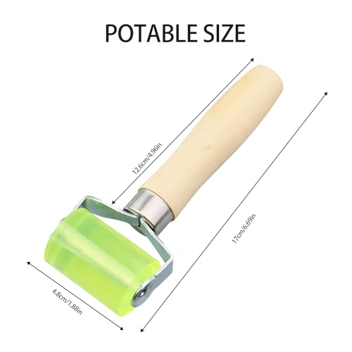 Heran Bearings Equipped Automotive Car Audio Sound Deadening Application Wheel Roller, Heat Abatement Mat Wallpaper PU Smoothing Tool Seam Rollers, Easy to Use