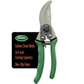 Scotts 8 in. Bypass Pruning Shears – 1/2 in. Cutting Capacity; Gardening Hand Pruner with Sharp Carbon Steel Blade and Non-Slip Grip – Lightweight Garden Tool for Live Plants and Soft Stems - style: Bypass Pruner