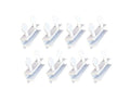 QCAA Sliding Window Security Lock, Child Proof Lock, Aluminum, White, 8 Pack, Made in Taiwan - color: White(3/8"), size: 8pack