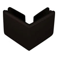 Brixwell Beveled Style 90 Degree Glass To Glass Clamp Oil Rubbed Bronze - color: Oil Rubbed Bronze