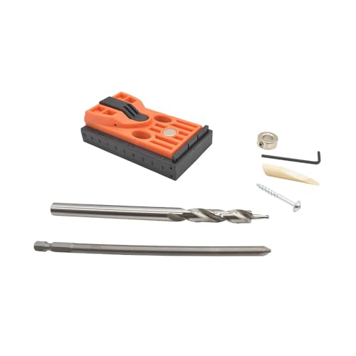 Big Horn 12617 35 Piece Two-Hole Mini Pocket Hole Jig Set