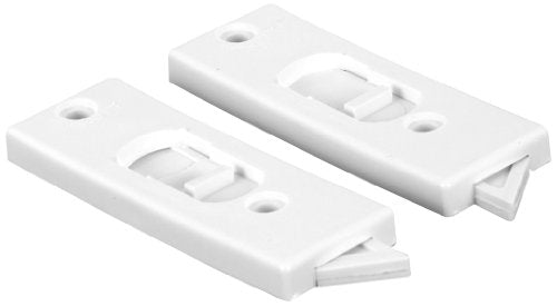 Prime-Line F 2599 3-3/8 In. White Plastic Window Lock with spring-loaded Tilt Latch (Single Pack) - size: 1 Count (Pack of 1)