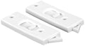 Prime-Line F 2599 3-3/8 In. White Plastic Window Lock with spring-loaded Tilt Latch (Single Pack) - size: 1 Count (Pack of 1)