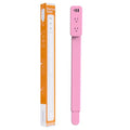 Electrical Outlet Extender Stick - Features USB-A, USB-C and 2 AC Outlets, Extends 22"-34", Rotates 180° Access Hard-to-Reach Outlets, Wall Plug Power Socket Expander Nightstands, Sofa, Desks and More - color: Pink