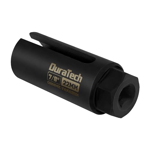 DURATECH O2 Oxygen Sensor Socket 3/8" Drive x 7/8"(22mm) - size: 1pc 3/8" Dr. x 7/8" long oxygen sensor socket