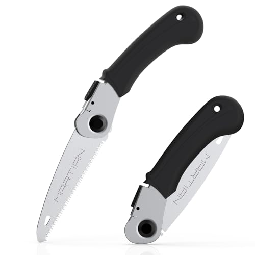 Foldable Hand Saw, Self-Locking Pruning Saw, Portable Folding Saw for Wood