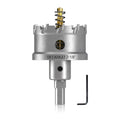 DECKRKAT 2-1/8" TCT Hole Saws for Hard Metal, Heavy Duty 54mm Tungsten Carbide Tipped Hole Cutters Set with Spring-Loaded Pilot Drill Bits for Stainless Steel, Metal, Iron, and Plastic. - size: 2-1/8" (55mm) X 1Pcs