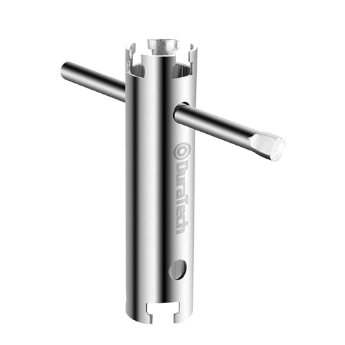 DURATECH Long Reach Basket Strainer Wrench, 1/2" & 3/8 "
