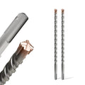 2PCS SDS Plus Rotary Hammer Drill Bits, 5/8"×12"（16mm×310mm） - 4 Carbide Cutting Edges & Coated Head, Ideal for Masonry| Heavy-Duty Masonry |Hammer Drill Bits for Precision Drilling - size: 2PCS-5/8"×12"（16mm×310mm）