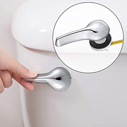 Honoson 4 Pcs 2 Inch Universal Toilet Flush Handle Replacement Kit, Red - color: Red