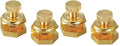 Johnson Level & Tool 405 Stair/Square Gauge Set – 2/Card, Brass Plated, 4 Pack - size: No Size (Pack of 2), style: Brass Stair Guage