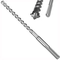 1-1/4" x 15" (400mm) SDS Max Concrete Drill Bit, 4-Cutter Cross-Head Heavy-Duty Masonry Bit with Extended Length Design for Deep Drilling, Upgraded Tempered for Stone & Brick - size: 1-1/4" x 15" (400mm)