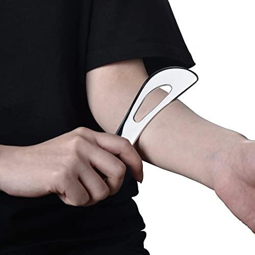 BYYDDIY Non-Magnetic 304Stainless Steel Gua Sha Muscle Scraper Tools,Scraping Massage Tools,Scar Tissue Tool,IASTM Tools,Fascia Scraper,Soft Tissue Massage Tool, Guasha Tool for Body - style: Style: S1