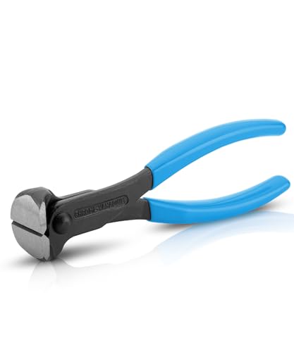 Bates- Nail Puller, 7 Inch, Light Blue, Nail Remover Tool, Cutting Pliers, Carpenter Tools, Staple Puller, End Cutting Pliers - color: Light Blue, size: 7", 1 Pack