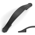 Amerdeco 10 Pack Matte Black Cabinet Pulls 3 Inch(76mm) Hole Center Cabinet Hardware Kitchen Cabinet Handles for Bathroom Dresser Pulls ZH0068 - color: Matte Black, size: 3"/76MM Hole Center
