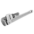 HURRICANE 14-Inch Aluminum Pipe Wrench,Heavy Duty Adjustable Plumbing Wrench,Straight Handle Plumbers Tool,40% Lighter Weight - size: 14 Inch