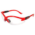 Global Vision Safety Shop Glasses - color: Red