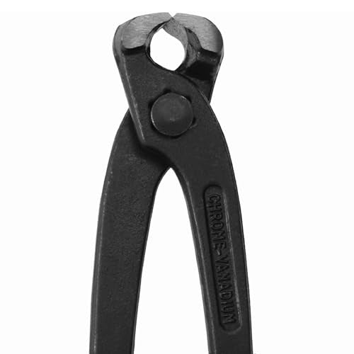 Bates Nail Puller - Red, 8-Inch, End Cutting Pliers, Carpenter Tool, Staple Puller - color: Red, size: 8", 1 Pack