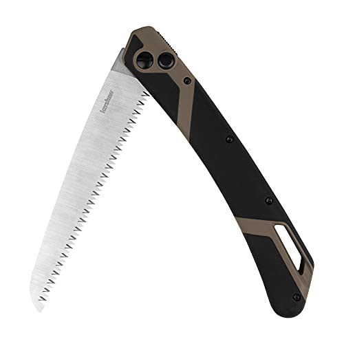 Kershaw Taskmaster Saw 2, Tan and Black, 7 Inch Serrated Saw Blade