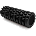 321 STRONG Patented 3-Zone Massage Roller, Medium Density for Exercise - color: Black