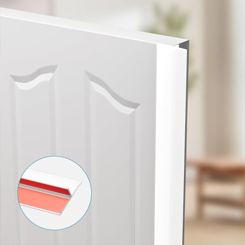 Elvone T-Shaped Weather Stripping Seal, White Silicone, 1.97 in x 20 ft - color: White, size: 20FTX1.97IN