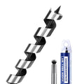 1-1/8" X 23.6" Auger Bit for Wood, 28x600mm Extra Long Auger Drill Bit | 3/8" Hex Shank,for Hard Wood,Ship, Composite Materials, Drywall and DIY Projects - size: 1-1/8" (28mm)diameter, style: 23.6 inch / 600mm Length