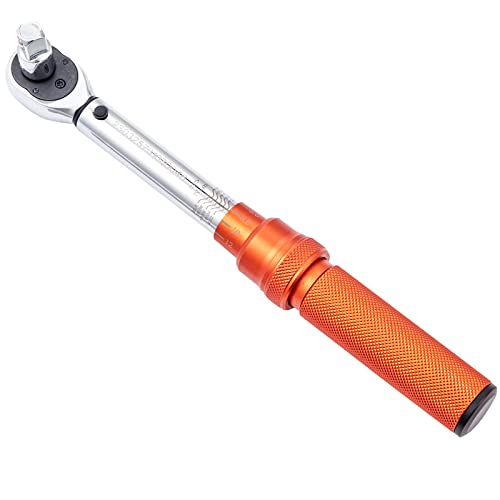 VEVOR 1/4-inch Drive Click Torque Wrench, 20-200in.lb/3-23n.m Mechanical Dual Range Scales, Dual-Direction Adjustable with Adapters Extension Rod - size: 1/4" 4 PCS