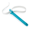 DURATECH Strap Wrench 12" Handle, Adjustable Nylon Strap Pipe Wrench, Blue - color: Blue, size: 12 Inch