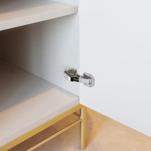 Ravinte Hidden Cabinet Hinges, Concealed Cabinet Hinges Soft Close, 2 Pack