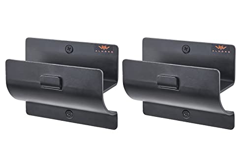 Ladder Hanger Set of 2 for Garage Wall - Black Heavy Duty Utility Hook - color: Black, size: Pack of 2 Hooks