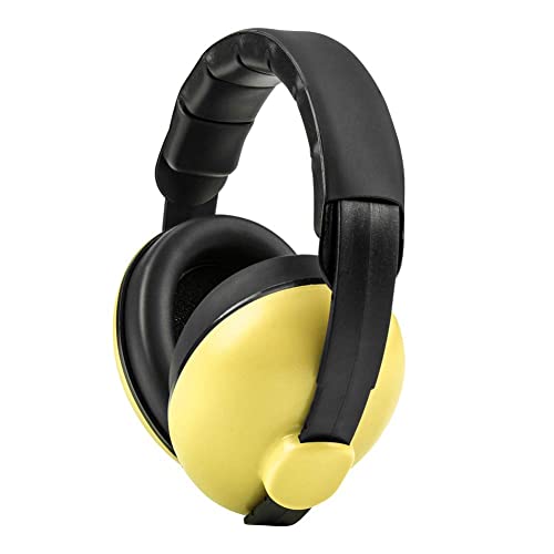 Noise Cancelling Headphones for Kids, Babies Ear Protection Earmuffs Noise Reduction for 0-3 Years Babies, Toddlers, Infant (Yellow) - color: Yellow