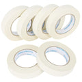 Beige White Masking Tape, 0.94 Inch Wide x 60 Yards, 6 Rolls - size: 0.94 Inch x 60 Yards