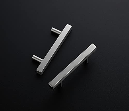 Ravinte Brushed Nickel Square Cabinet Hardware Pulls 3 Inch 30 Pack - color: Brushed Nicke, size: 3 Inch Hole Center