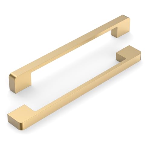 Champagne Bronze Cabinet Pulls and Handles, 7.5 Inch, 10 Pack - color: Champagne Bronze, size: 7.5"/192MM Hole Center
