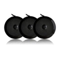 GDMINLO 3 Pack Tape Measure Measuring Tape for Body Fabric Sewing Tailor Cloth Knitting Craft Weight Loss Measurements Retractable, Small Push ButtonDouble Scales Rulers 60-inch 1.5 Meter (Black)