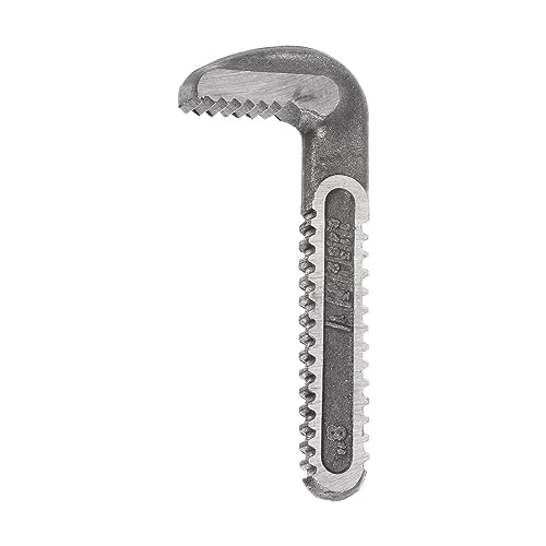 HARFINGTON Pipe Wrench Hook Jaw 8" Plumbing Wrench Replacement Jaws Carbon Steel for 8" Adjustable Wrench - size: 8"