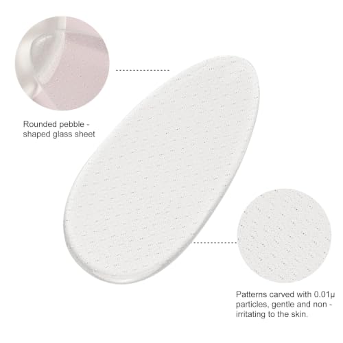 1 Pack Glass Foot File Callus Remover, Pattern D - color: A1-transparent