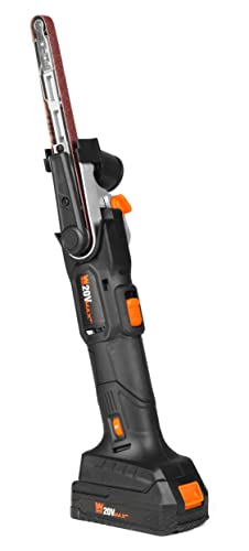 WEN Cordless Detail File Sander, Variable Speed with 20V Max 2.0 Ah Lithium-Ion Battery and Charger (20437) - style: Cordless + 1600 FPM