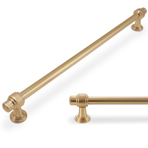 10 Pack 10 inch(254mm) Champagne Bronze Kitchen Cabinet Handles Cabinet Pulls Gold Drawer Pulls Kitchen Cabinet Hardware Dresser Handles - color: Champagne Bronze, size: 10" Hole Center（254mm）