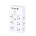 Addtam Outlet Extender with 12 AC Outlets and 3 USB Ports (1 USB-C), White - color: White, size: 1c2a No Pd