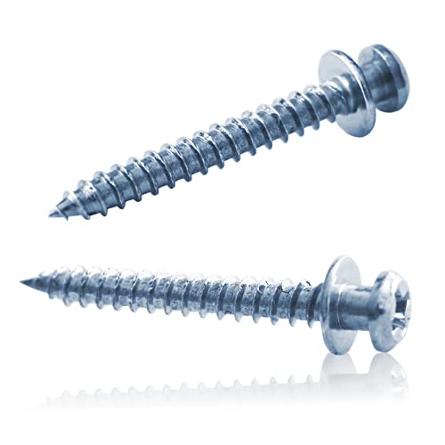 Drywall Bear Claw Double Headed Picture Hanger Screws Hang Pictures/Mirrors - size: Blue Zinc