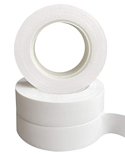 Wapodeai 3pcs Premium Electrical Tape White, 0.62 in X 50 ft - color: White
