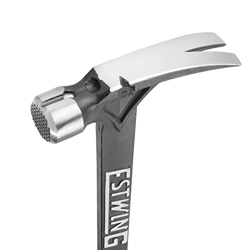 ESTWING Ultra Series Hammer, 15oz Milled Face, Black Grip, EB-15SM - size: 15 oz, style: Milled Face