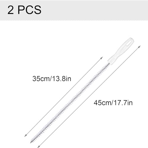 Flexible Drain Cleaner Brush, Bendable Shower Sink Long Pipe Cleaners Hair Clog Remover Cleaning Tool for Home Kitchen Sink, Bathroom Hair, Unclog Toilet, Dryer Vent, Sewer, Snake Tube