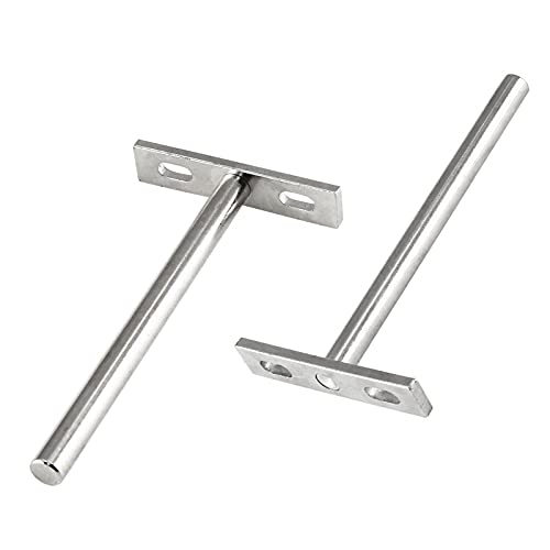 Luomorgo 5 Inch Floating Shelf Bracket, 4 Pcs Blind Shelf Bracket - size: 5 Inch